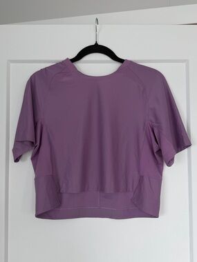 Lululemon Purple Short-Sleeve Tee